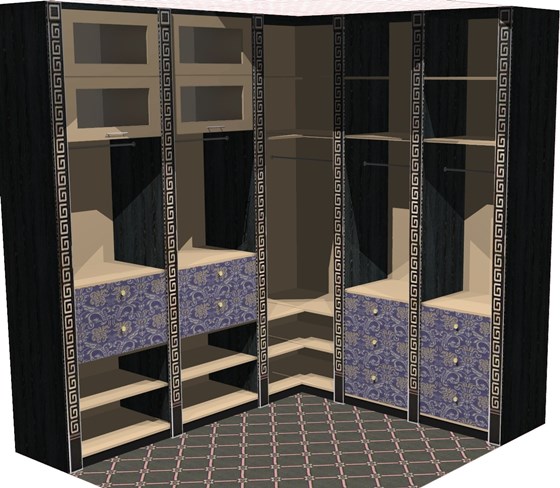 Дизайн мебели: Гардеробная комната